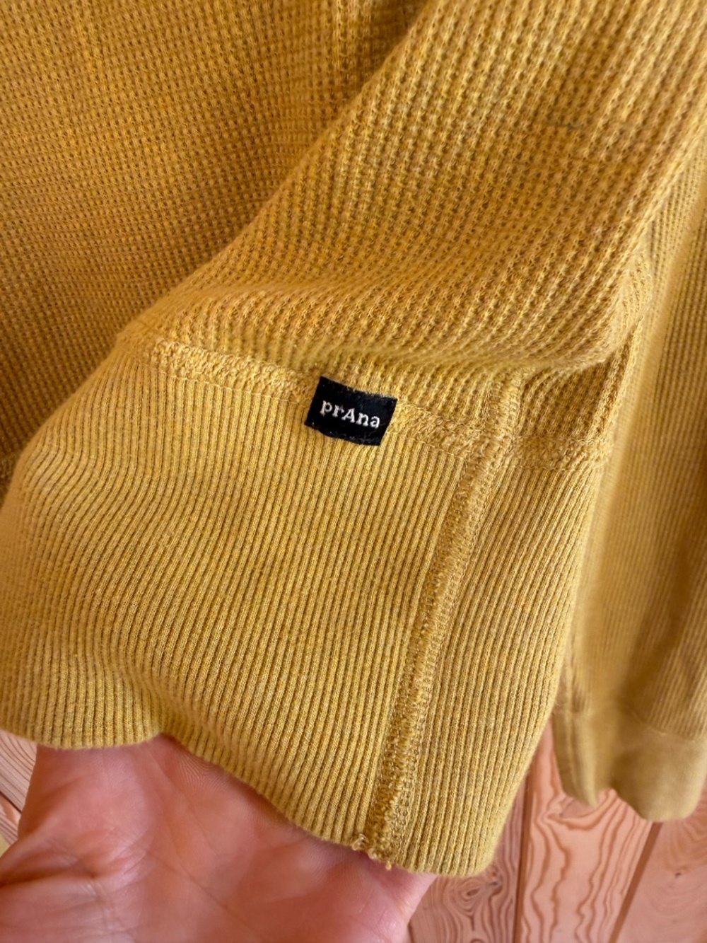 Prana Waffle Knit Cropped Hoodie - Picture 4 of 5